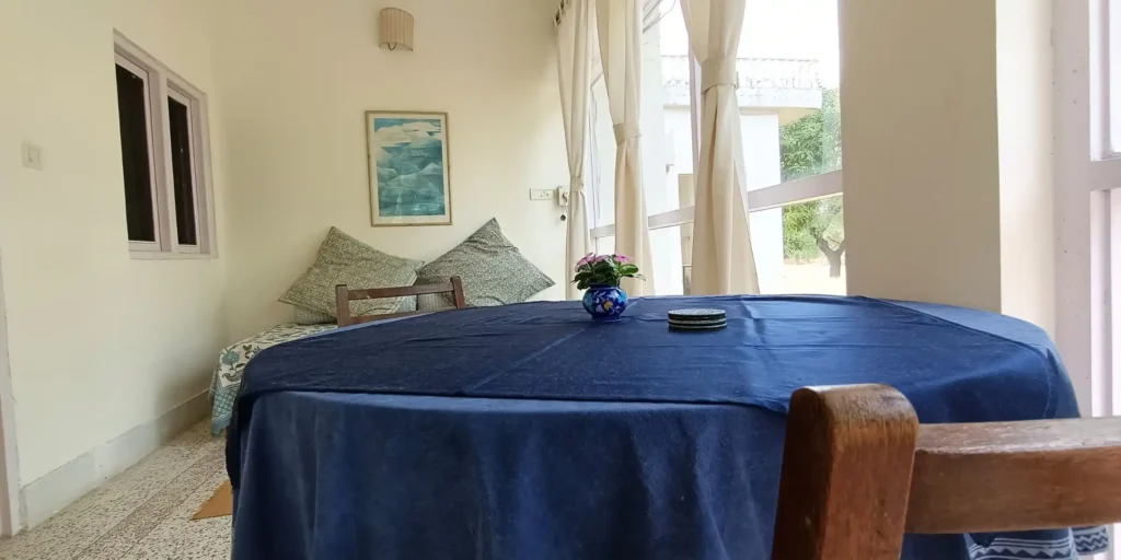 Room and seating area