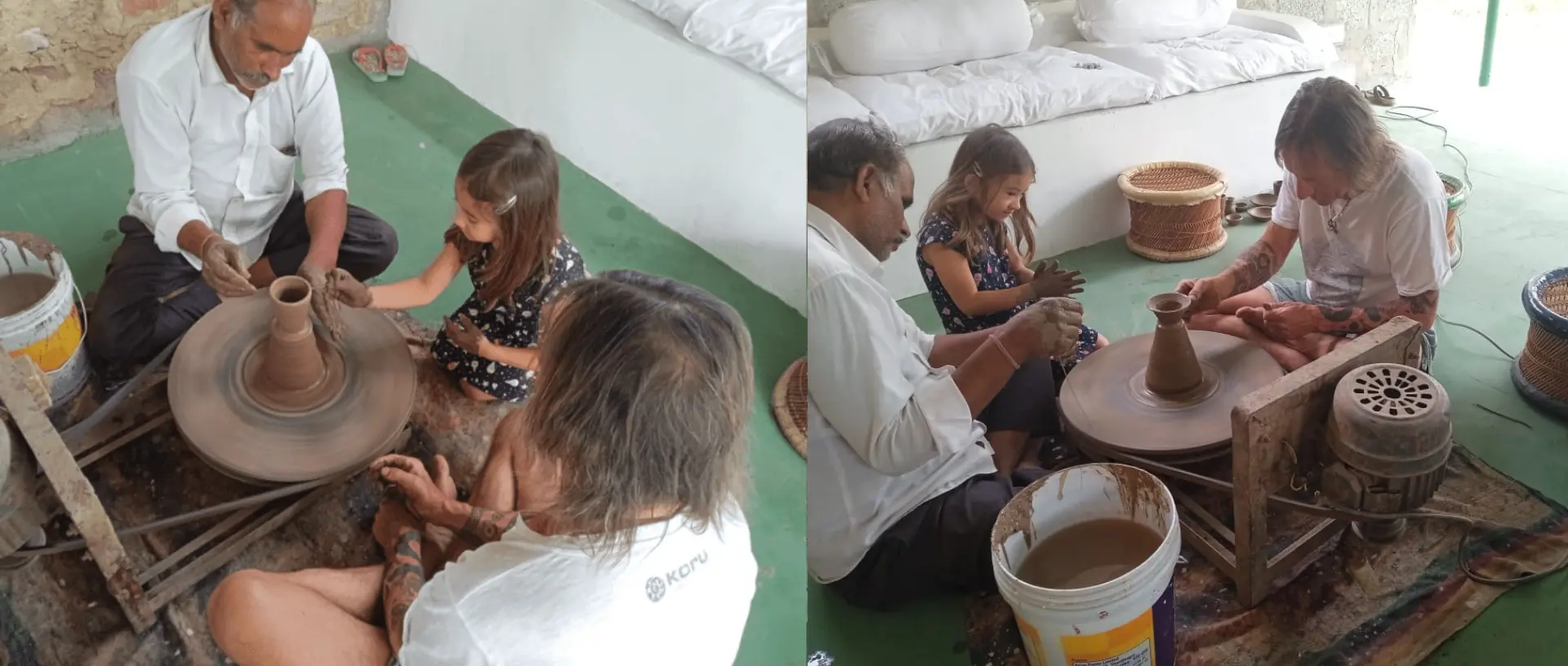 Pottery making activity