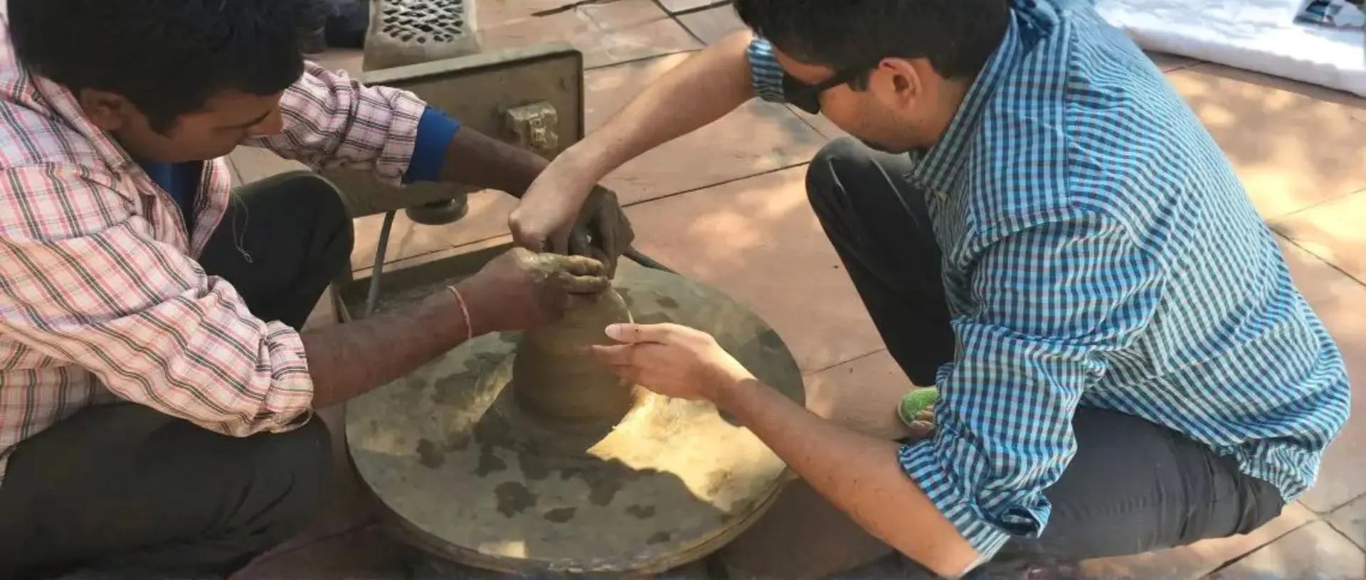 pottery making