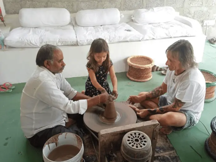 Pottery making