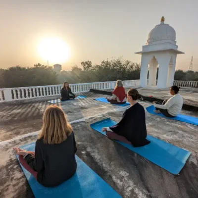 Pranayama and chanting