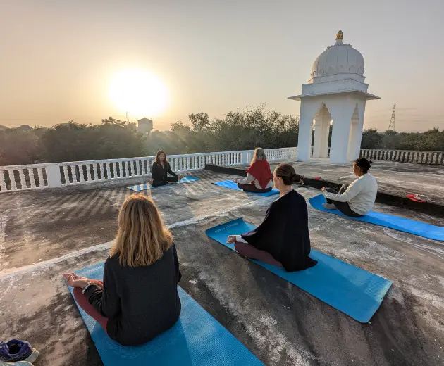 Pranayama and chanting