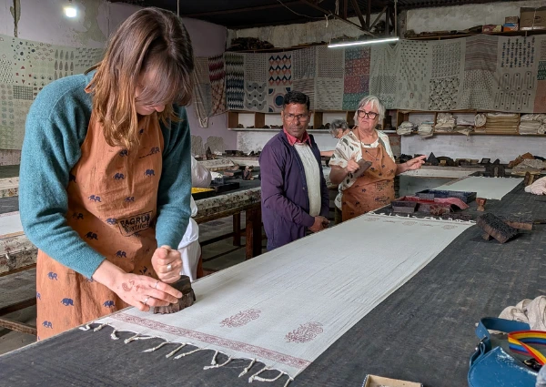Bagru block printing