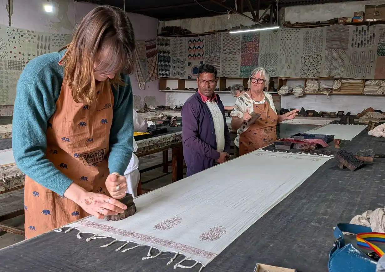 Bagru block printing