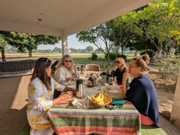 Fresh organic farm-to-fork ingredients and sustainable agriculture practices at Hibiscus Court in Savista Retreat.
