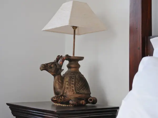 Authentic traditional Rajasthani architecture and sustainable design details at Savista boutique retreat.