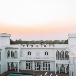 Sunset drinks on the Savista roof